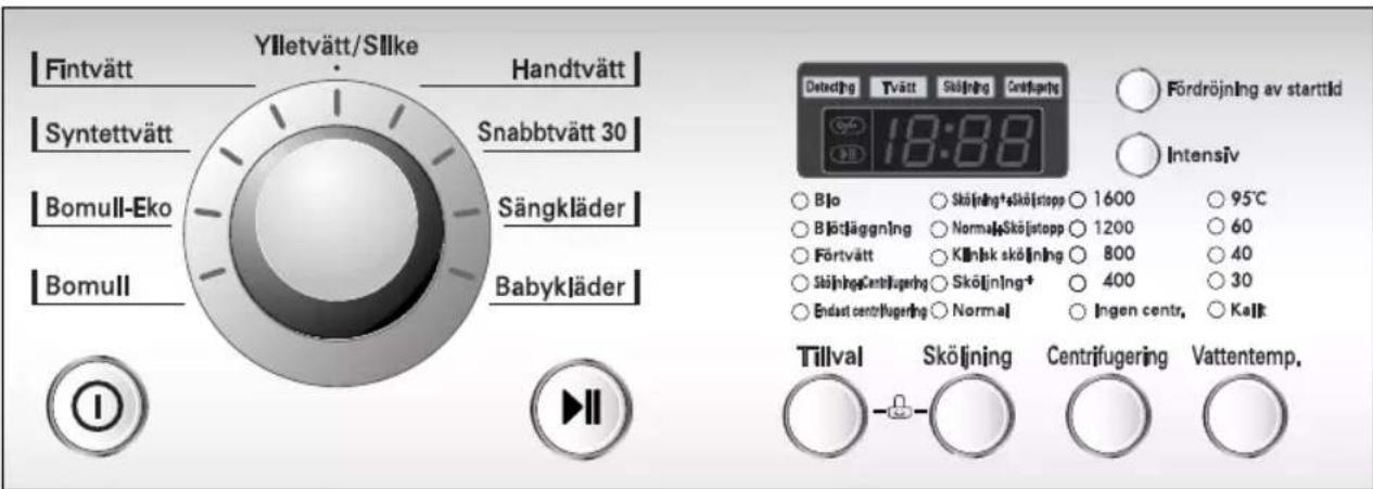LG DWD-16401FD - å här använder du tvättmaskinen - 1