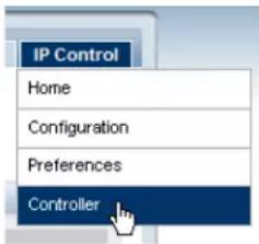 IP Control Home Configuration Preferences Controller