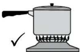 BeefEater BMF7645SA - Using cookware on the side burner - 4