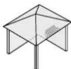ELECTROLUX En:V barbecue EQBM100AS - Outdoor area example 3 - 3