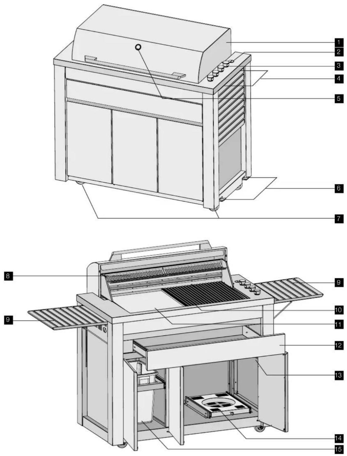 ELECTROLUX En:V barbecue EQBM100AS - ELECTROLUx EN:V BARBECUE - 1