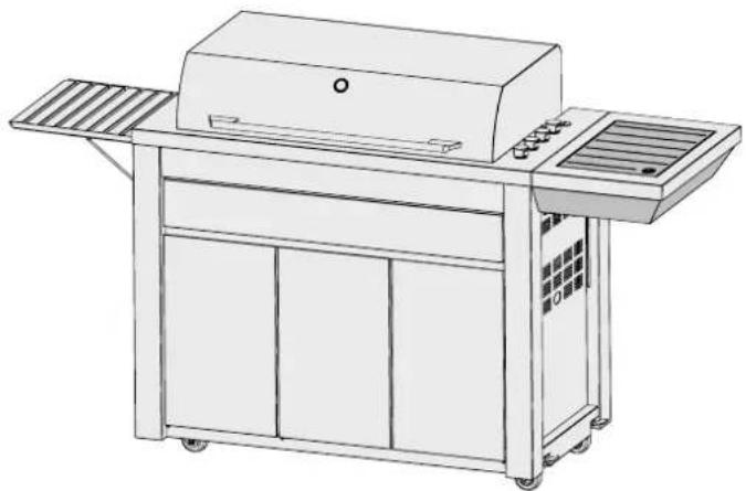 ELECTROLUX En:V barbecue EQBM100AS - OPTIONAL SIDE BURNER - 2