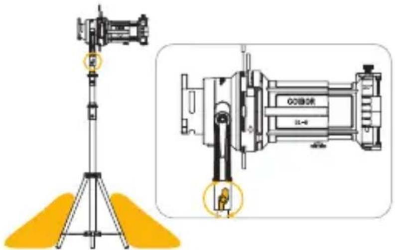 COLBOR SL20-B - Installation and Removal of SL20-B Spotlight - 2