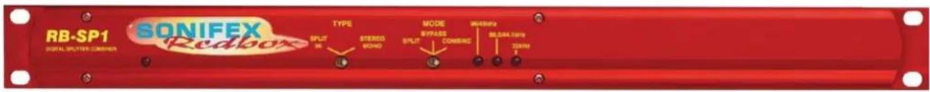 Sonifex Redbox RB-AEC - RB-SP1 Digital Splitter & Combiner - 1