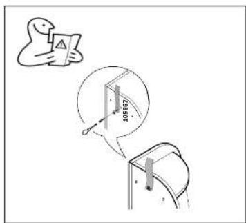 Diagram illustrating a sewing or sewing process with labeled measurement points and a bird icon