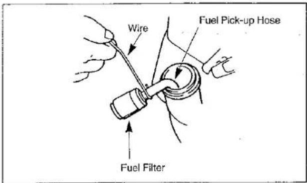 Wire Fuel Pick-up Hose Fuel Filter