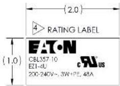 EATON CBL357-10 - 4