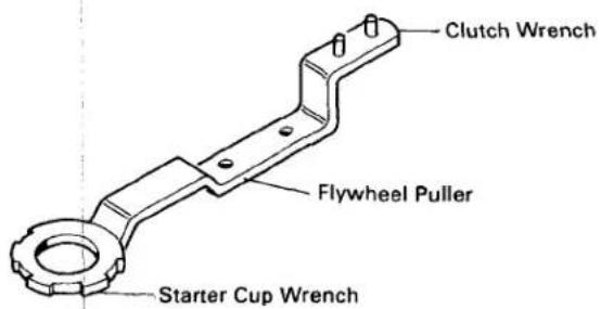 Clutch Wrench Flywheel Puller Starter Cup Wrench