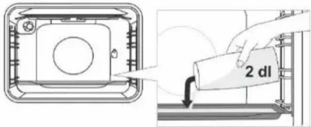 HISENSE HCI8657WG - STEKE MED DAMP - 1