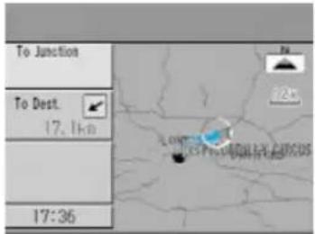 To Junction To Dest. 17.1km 17:36