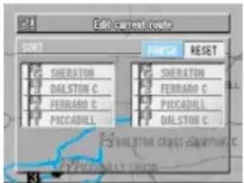 Edit current route SORT FMCX RESET SHERATON DALSTON C FERRANO C PICCADILL SHERATON FERRANO C PICCADILL DALSTON C BAILSTON CREST command: C EPCICALLY CREATE