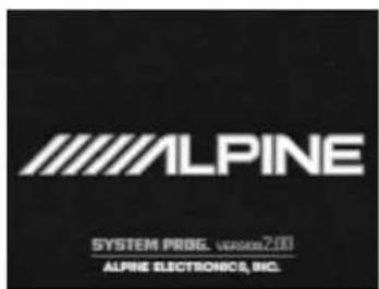 ALPINE SYSTEM PROG. version2.00 ALPINE ELECTRONICS, INC.