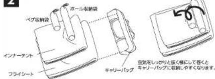 Yamazen LPR-5UV - ● フライシートの取付け方 - 9