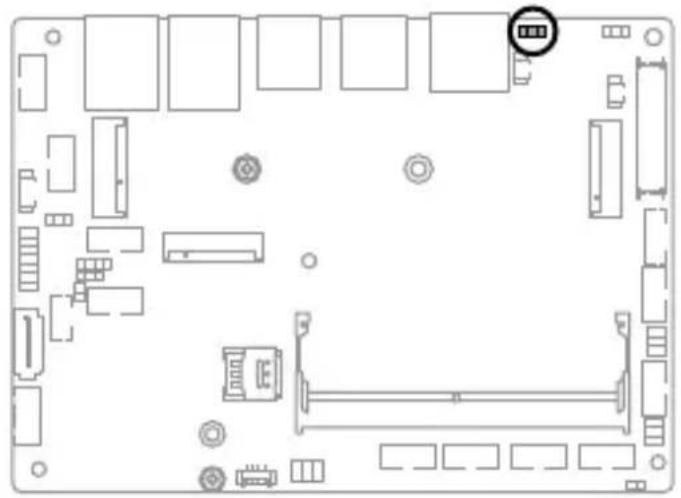 ASUS X7211RE-IM-A - Display Panel VCC Power Selection jumper - 1