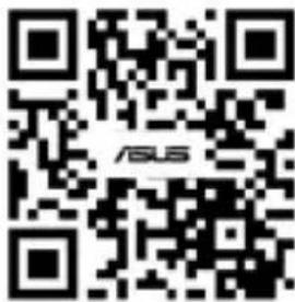 QR code with central logo containing 'ASUS' text
