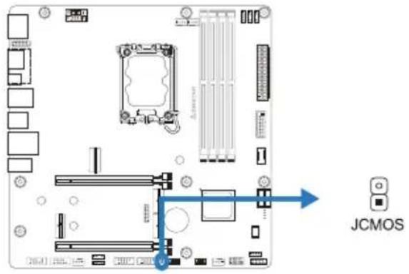 BIOSTAR B860M-SILVER - “M.2 旋转自动扣具”更换孔位置:拆卸和安装 - 2
