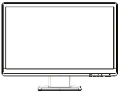 HP LV2311 - Kontroller på frontpanelet - 1