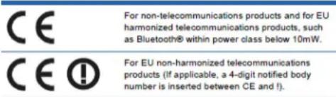 HP LV2311 - Lovbestemt EU-merking. - 1