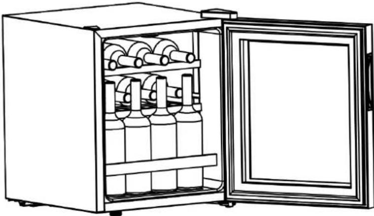 Witt Classic EF4352I-1B15 - Tegning av flaskeplassering - 1