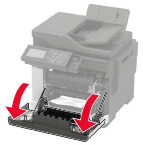 LEXMARK CX421 - Papirstopp under fikseringsenheten - 2
