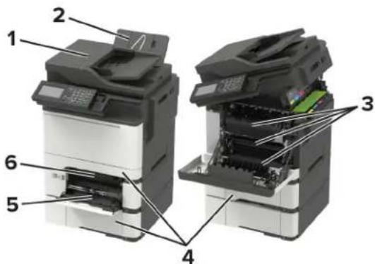 LEXMARK CX421 - Merknader: - 1