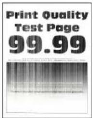LEXMARK CX421 - Loddrette hvite streker - 1