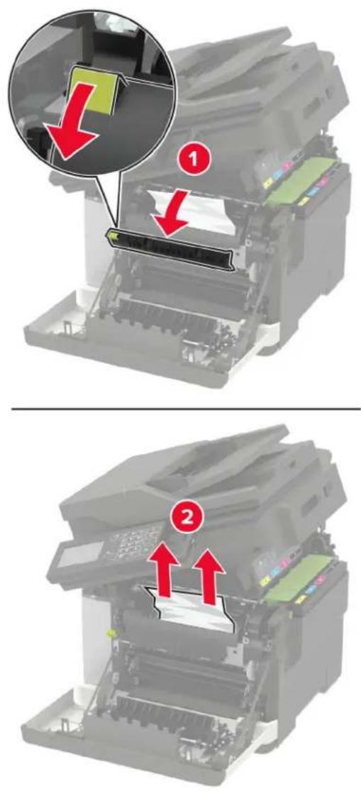 LEXMARK CX421 - Papirstopp i tosidigenheten - 7