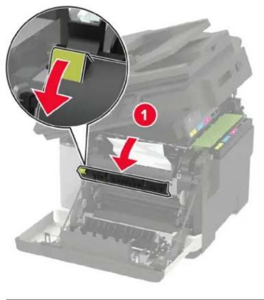 LEXMARK CX421 - Papirstopp i fikseringsenheten - 2
