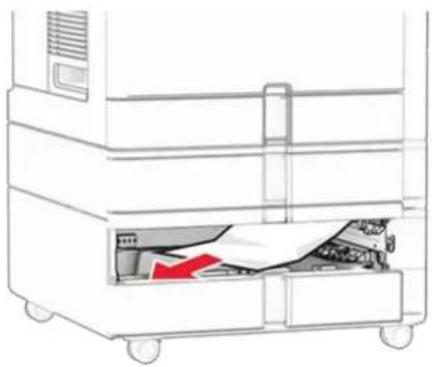LEXMARK CX833 - Papirstopp i standardskuffen - 10