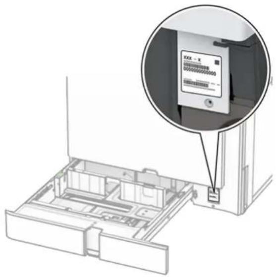 LEXMARK CX833 - Finne skriverens serienummer - 2
