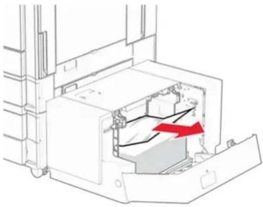 LEXMARK CX833 - Papirstopp i dobbeltskuffen til 2000 ark - 3