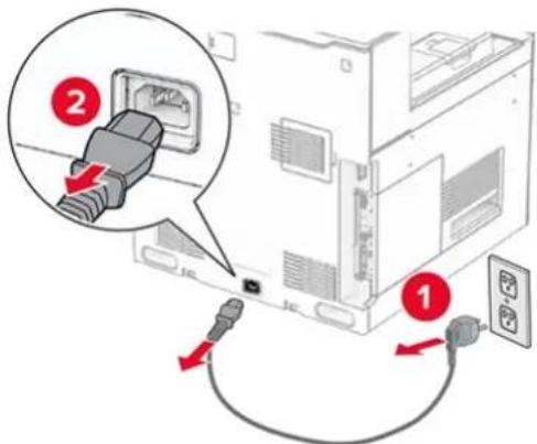 LEXMARK CX833 - FORSIKTIG - FARE FOR ST∅T - 2