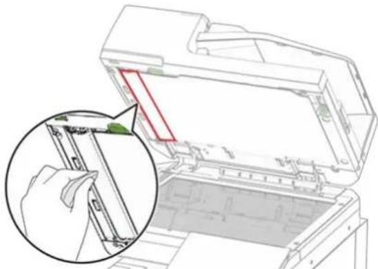LEXMARK CX833 - Rengjøre skanneren - 3