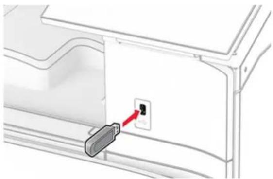 LEXMARK CX833 - Skrive ut fra flash-enhet - 1