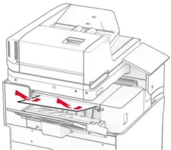 LEXMARK CX833 - Papirstopp i ferdiggjøreren for stifting - 1