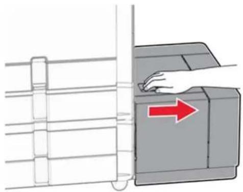 LEXMARK CX833 - Papirstopp i dobbeltskuffen til 2000 ark - 4