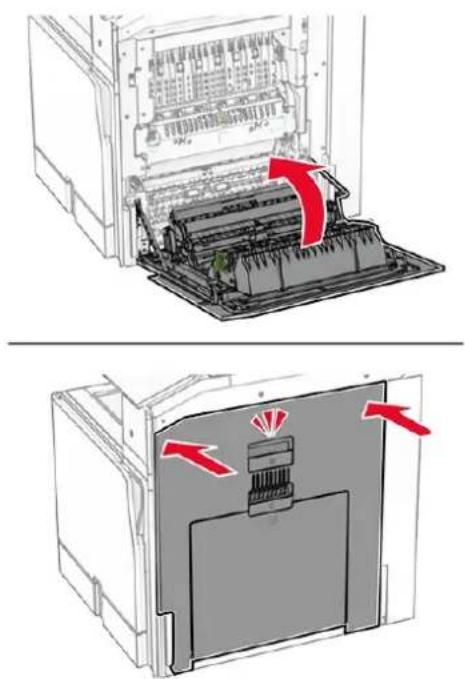LEXMARK CX833 - Installere kortleseren - 6