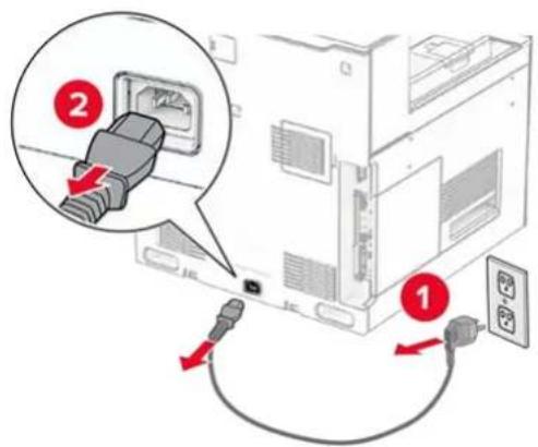 LEXMARK CX833 - FORSIKTIG - FARE FOR ST∅T - 2