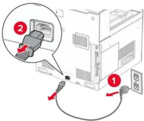 LEXMARK CX833 - FORSIKTIG - FARE FOR ST∅T - 2