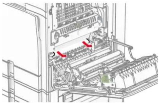 LEXMARK CX833 - FORSIKTIG - VARM OVERFLATE - 4