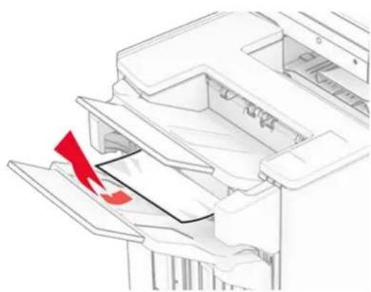 LEXMARK CX833 - Papirstopp i hefteenheten - 2