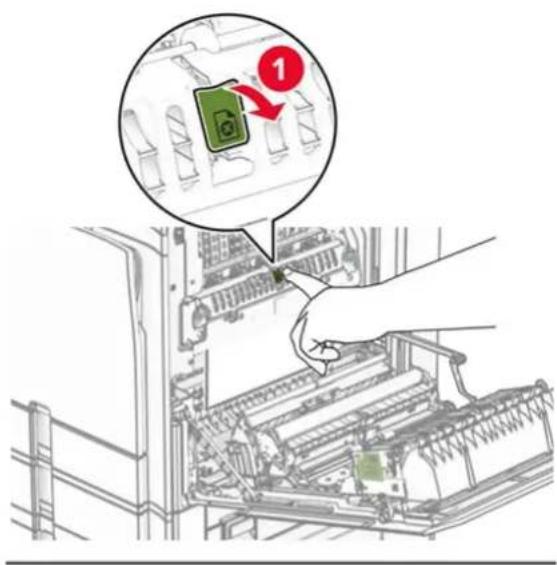 LEXMARK CX833 - FORSIKTIG - VARM OVERFLATE - 3