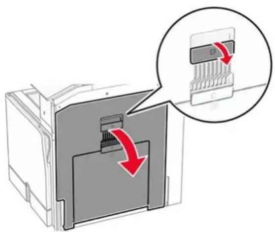 LEXMARK CX833 - FORSIKTIG - VARM OVERFLATE - 1