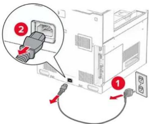 LEXMARK CX833 - Installere kortleseren - 8