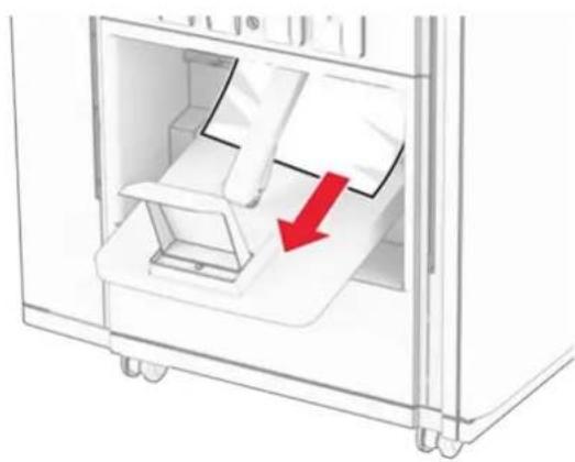 LEXMARK CX833 - Papirstopp i hefteenheten - 1