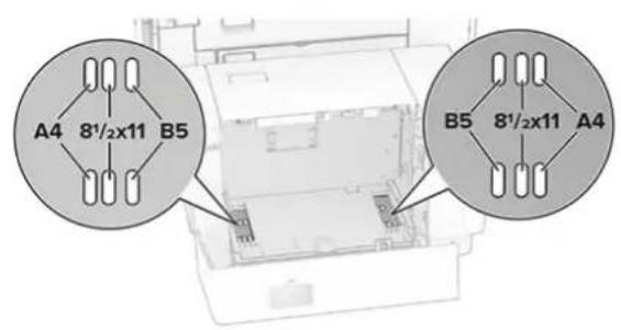 A4 8½x11 B5 B5 8½x11 A4