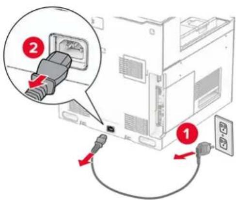 LEXMARK CX833 - FORSIKTIG – FARE FOR ST∅T - 2