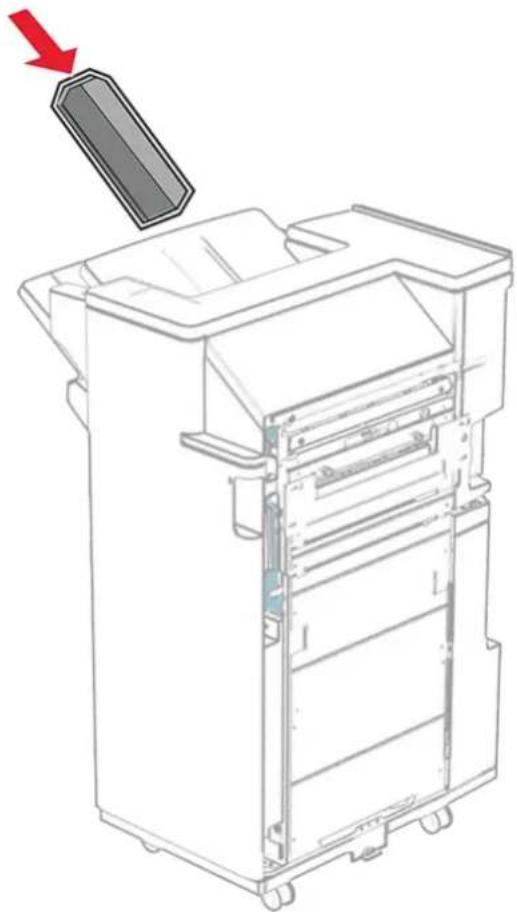 LEXMARK CX833 - Bytte ut toppskuffutvidelsen for heftebehandleren - 2
