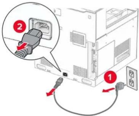 LEXMARK CX833 - Installere tastaturhyllen - 8