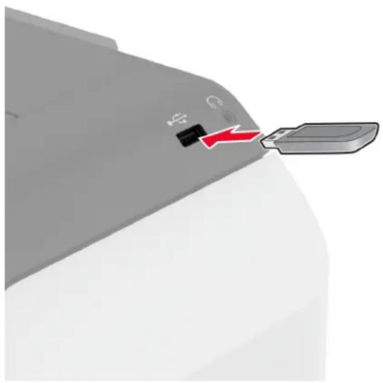 LEXMARK CS730 - Skrive ut fra en flash-stasjon - 1